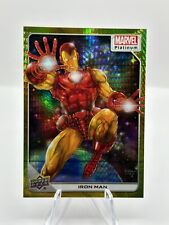 2023 Upper Deck Marvel Platinum Yellow Spotlight Iron Man /399 picture