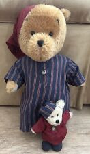 Vintage Boyd's Mohair Collection Cozy Holiday Pooh Bear Plush picture