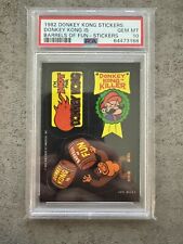 1982 Topps Donkey Kong sticker PSA 10 💎 Is Barrels Of Fun Nintendo Arcade POP 1 picture