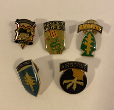 Lot of 5 Vintage U.S Army Airborne Pins picture