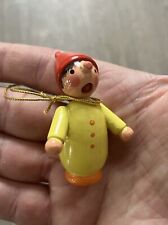 ERZGEBIRGE Naughty Boy Sticks Out Tongue Miniature Germany Figurine Wood German picture