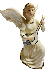 Lenox The Angels Serenade 6” Angel Figurine with Mandolin & 24kt Gold Accent picture
