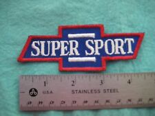 Vintage  Chevrolet SS Super Sport Bow Tie  Dealer Parts Uniform Pocket Hat Patch picture
