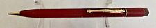 VINTAGE SHEAFFER'S MECHANICAL PENCIL, RED CELLULOID & GOLD TRIM, 1950'S, 0.9MM picture