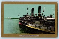 c1905's Steamer Tashmoo Passenger Ship Vessel Sailing Detroit Michigan Postcard picture