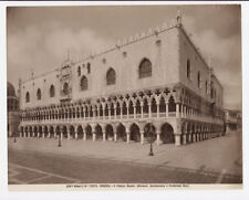 Gelatin silver Venice the ducal palace 1900c Ed. Alinari Venezia L405 picture