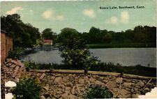 Vintage Postcard- Sasco Lake, Southport, CT picture