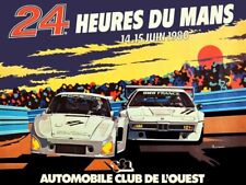 1980 Porsche & BMW at 24 Hours of LeMans Metal Sign: 12x16