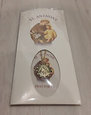 Franciscan Friars Of The Atonement St. Anthony Medal Necklace PRAY FOR US SEALED picture