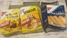 Vintage 1970's Nabisco crackers food packaging empty box lot of 3 picture