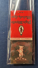 1930's Pig'n Whistle Since 1908 S. California  UnStruck  Matchbook Matchcover picture