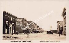 RPPC Scott Street Fort Frances Ontario Canada Lovelady Studios c1924 Postcard picture