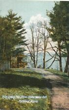 PORTLAND ME - Underwood Park Path Along the Shore - udb (pre 1908) picture