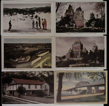 1900's-1940's VINTAGE CANADA POSTCARD LOT 25 POSTCARDS UNMAILED ONTARIO QUEBEC picture