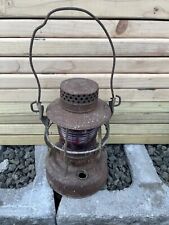 Vintage Dietz 8 Day Lantern Red Color No Cap NOT TESTED 14