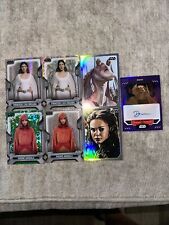 2023 Topps High Tek Star Wars  (7) Cards / One Padme Green /99 picture