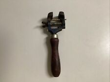Vintage Hand Held Vise w/ Wooden Handle picture