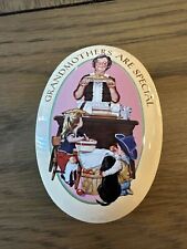 Vintage Avon Metal Tin Norman Rockwell Grandmothers Are Special 1983 picture
