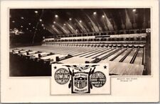 1942 COLUMBUS Ohio RPPC Real Photo Postcard AMERICAN BOWLING CONGRESS Tournament picture