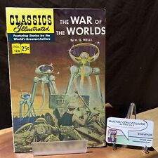 CLASSICS ILLUSTRATED # 124 WAR of the WORLDS 2nd EDITION 1955 Card Stock Cover picture