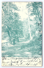 Postcard River Road West of Ilchester Maryland MD c.1907 RPO Cancel picture