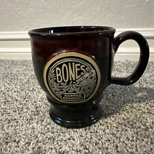 Bones Coffee Company Skeleton Halloween Deneen Pottery Stoneware USA 2020 Brown picture