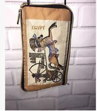 Souvenir from Egypt Phone/Money/Credit Card Cross Body Purse ~4*8 picture