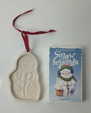 Vintage Snow Friends Mold Longaberger Pottery Christmas 1990s USA New with Box picture