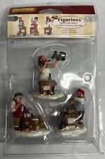Lemax “Santa’s Little Helpers” Figurine Collectible Toy Set Of 3 picture