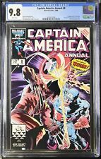 Captain America Annual #8 CGC NM/M 9.8 White Pages Wolverine Mike Zeck Cover picture