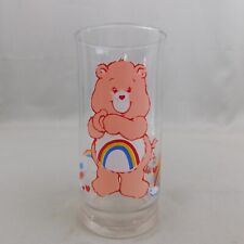Vintage 1983 Pizza Hut Care Bears Collector's Series Glass - Cheer Bear #C98 picture