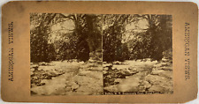 USA, Buffalo, Scajaquada Creek, Vintage Print, ca.1870, Stereo Print Vintage st picture