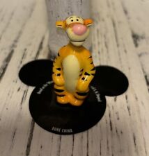 Disney TIGGER Winnie The Pooh Bone China Miniature Figurine Disney Store Card 2” picture