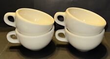 Vintage Vitrified China very heavy mugs restaurant ware collectible Set Of 4 picture
