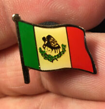 Mexico Flag enamel pin NOS vintage Mexican hat lapel bag latin country travel  picture