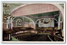 1911 Elm Park Methodist Episcopal Church Interior Scranton PA Posted Postcard picture
