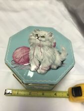 Vintage Cat Tin - Tom Fillers Fruit Drop Can picture