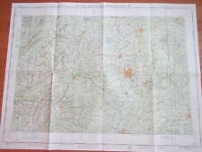 Vintage 1955 USAF Aeronautical Approach Chart Map Mannheim 231 D I picture