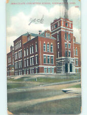 Pre-Chrome SCHOOL SCENE Youngstown Ohio OH 6/7 AH0101 picture
