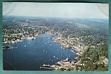 Aerial View Of Boothbay Harbor Photo Postcard picture