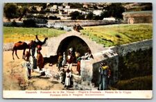 Nazareth  Israel  Virgin's Fountain    Postcard picture