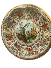 Vintage Daher Decorated Ware 1971 Made in England, Victorian Floral Scene#11101  picture
