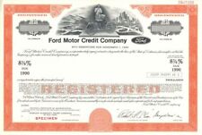 Ford Motor Credit Co. - Specimen Bond - Specimen Stocks & Bonds picture