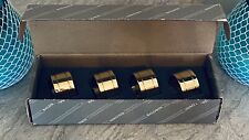 Baldwin Classics Collection Brass DEVON 7534 Napkin Rings 4 PCS NEW OLD STOCK picture