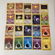20 Vintage 1999 2000 Team Rocket Pokémon Cards Dark Flareon Squirtle Raticate picture