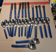 Northland Stainless Oneida Colormate Blue Flatware 26 Piece Set Japan picture