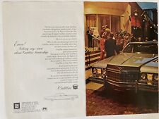 1973 Cadillac Two Page Print Ad picture