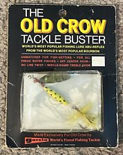 VINTAGE Old Crow Whiskey GARCIA ABU-REFLEX TACKLE BUSTER ADVERTISING SPINNER picture