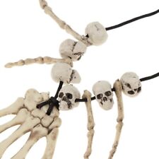 Halloween Skeleton Hand Bone Necklace Halloween Caveman Pirate Fancy Dress picture