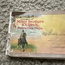 Ponca City OK Oklahoma Miller Brothers 101 Buffalo Ranch Cattle Vtg Postcardbook picture